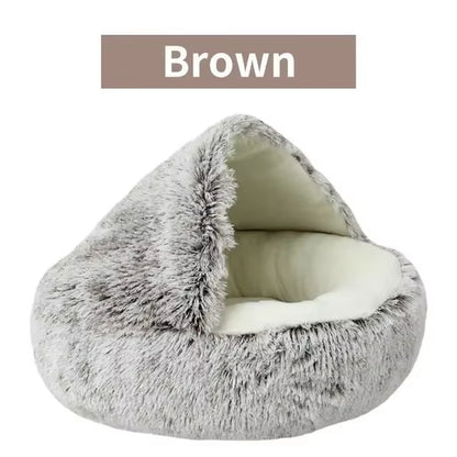 Le cocon douillet 2-en-1 pour chat et chien : offrez à vos compagnons à quatre pattes le sommeil dont ils rêvent ! 🐾💤