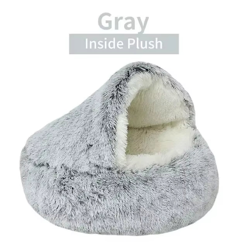 Le cocon douillet 2-en-1 pour chat et chien : offrez à vos compagnons à quatre pattes le sommeil dont ils rêvent ! 🐾💤